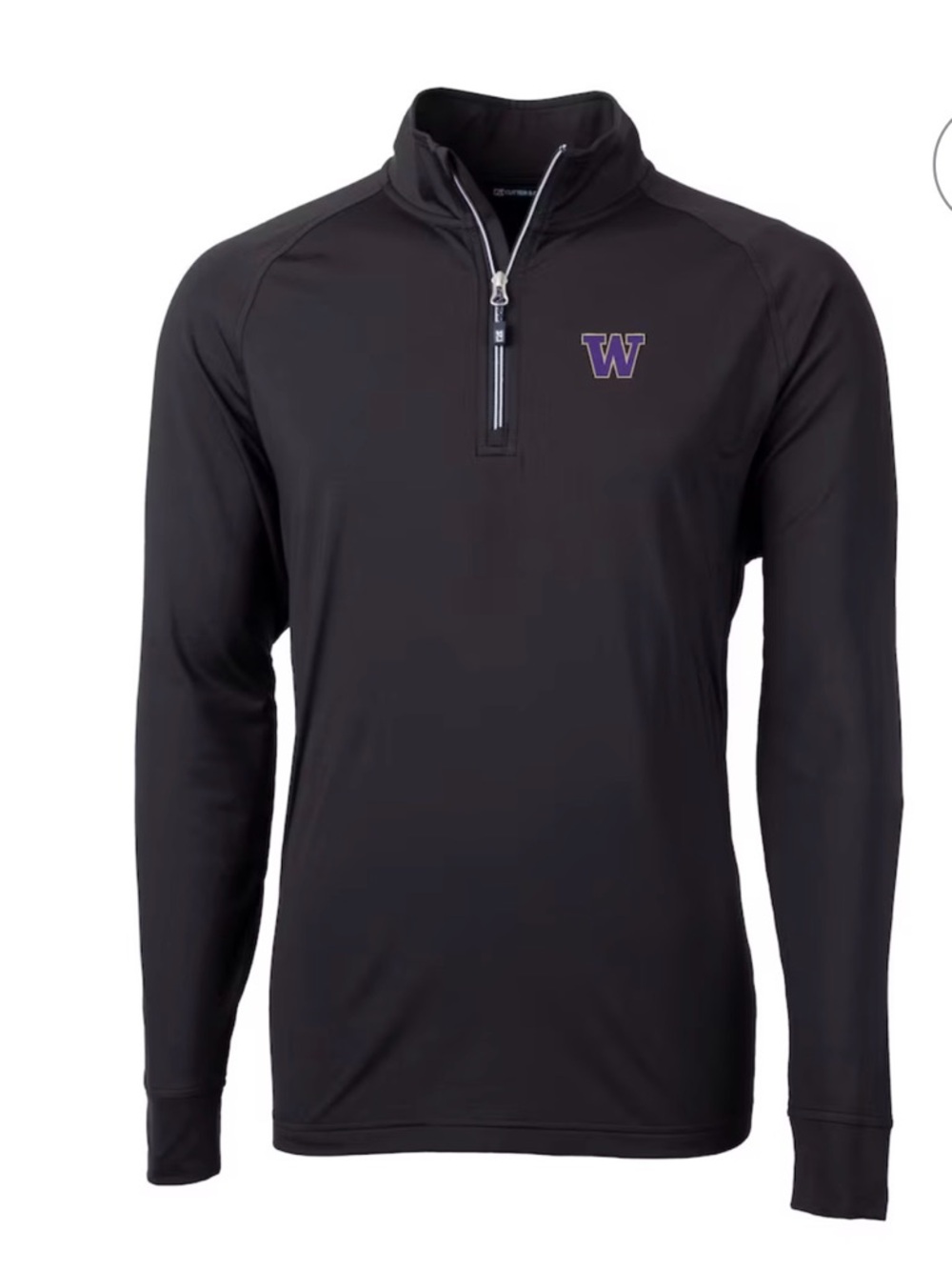 Washington Huskies Cutter & Buck Quarter Zip Jacket UW NWT XL